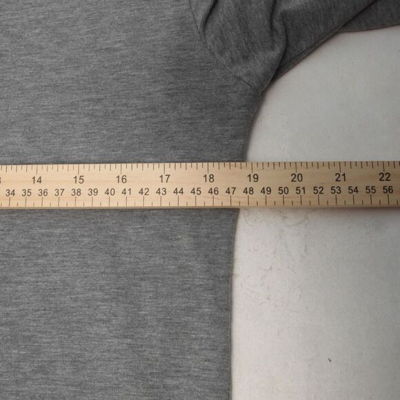 BYLT Shirt Mens Extra Small Gray Drop Cut Crew Neck Short Sleeves - Picture 8 of 11